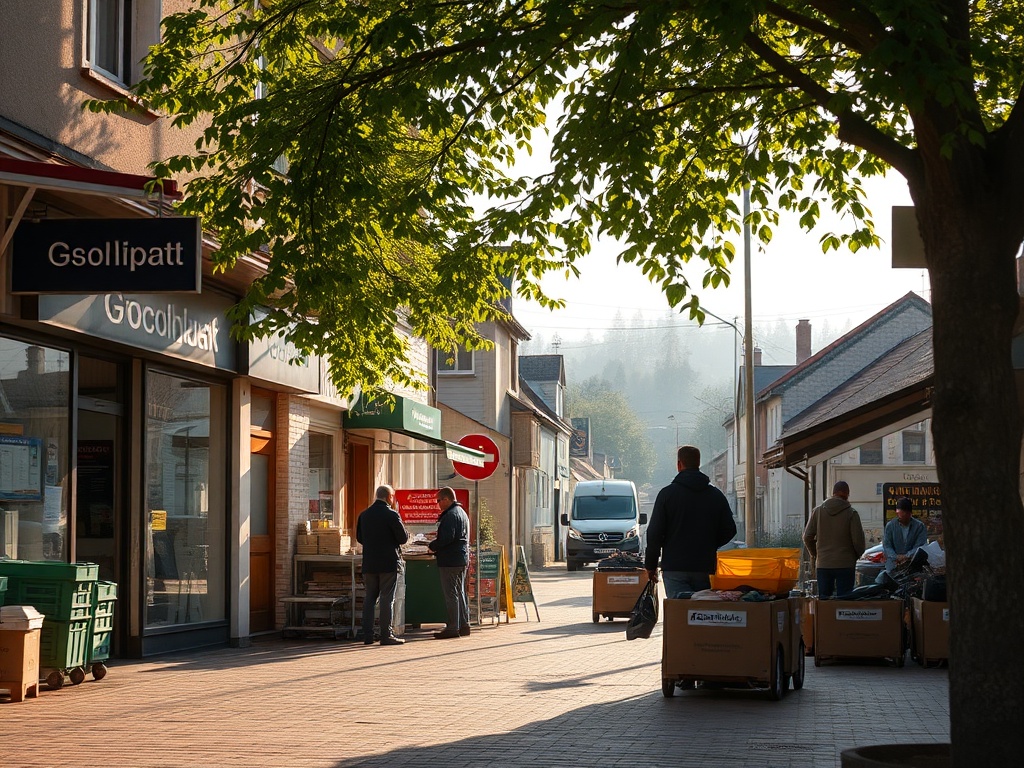 Mapa Polski z zaznaczonym województwem mazowieckim i Podkową Leśną, symbolizująca Fundusze Europejskie Podkowa Leśna