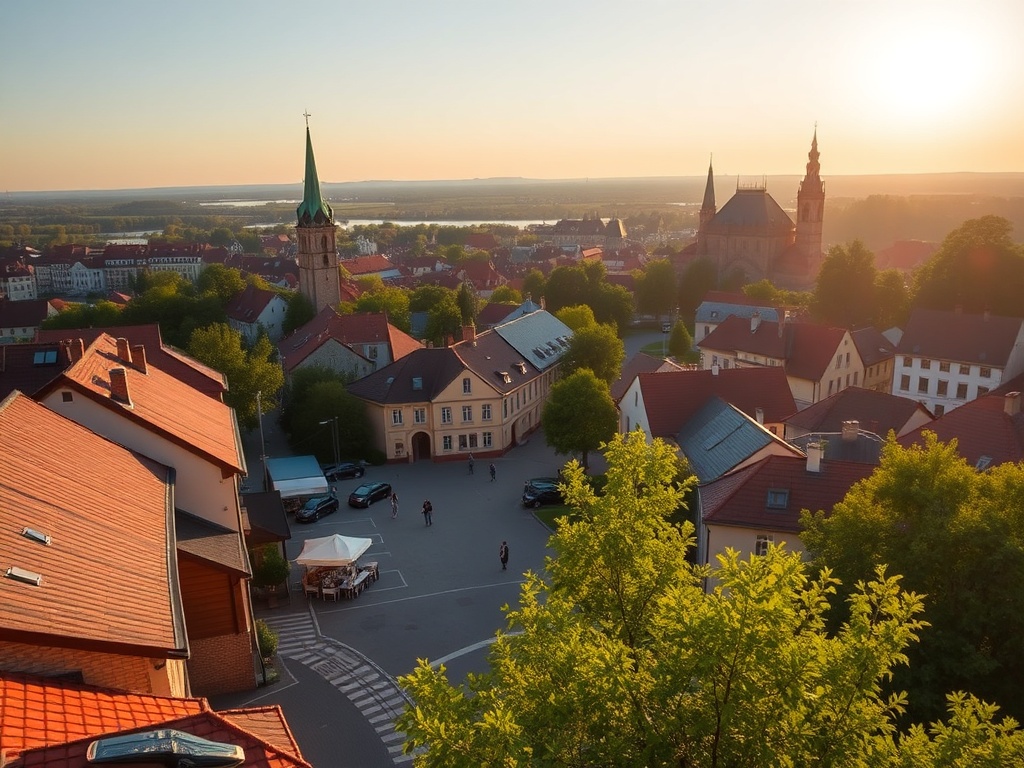 Malowniczy widok ulicy w Podkowie Leśnej z zielenią i charakterystyczną architekturą willową